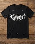 Neo-Tribal Graphic Black T-Shirt