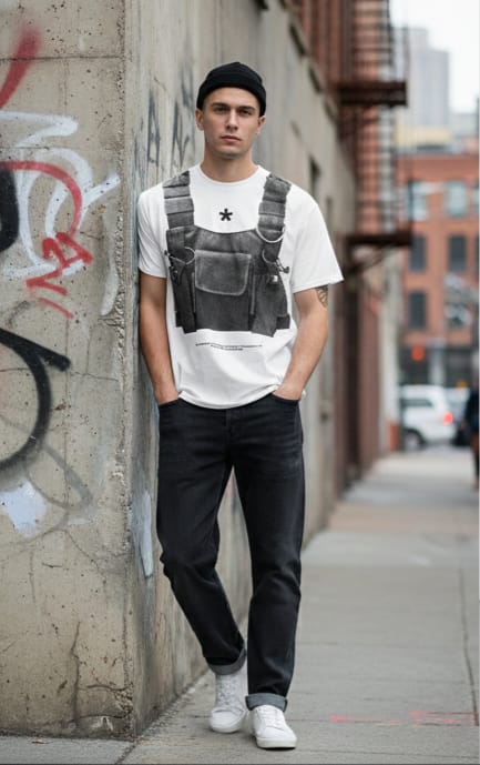 Urban Tactical Chest Rig Print T-Shirt