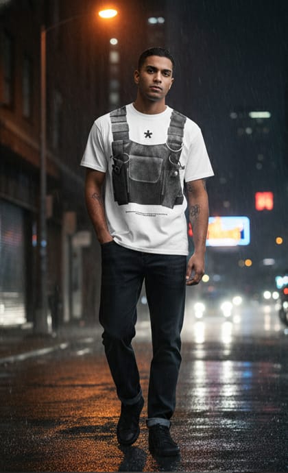 Urban Tactical Chest Rig Print T-Shirt