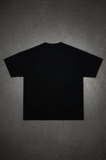 Tactical Vest Illusion Oversized T-Shirt - Black