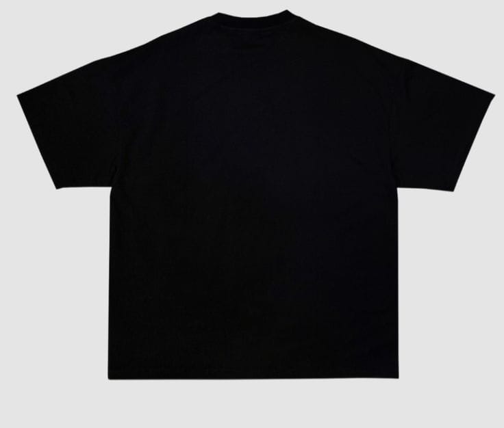 Tactical Vest Illusion Oversized T-Shirt - Black